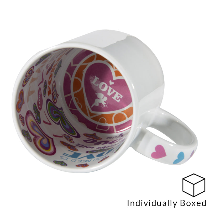 dye sublimation supplies, dye sublimation blanks, sublimation mugs, i love you, ti amo mugs, i love you sublimation mugs