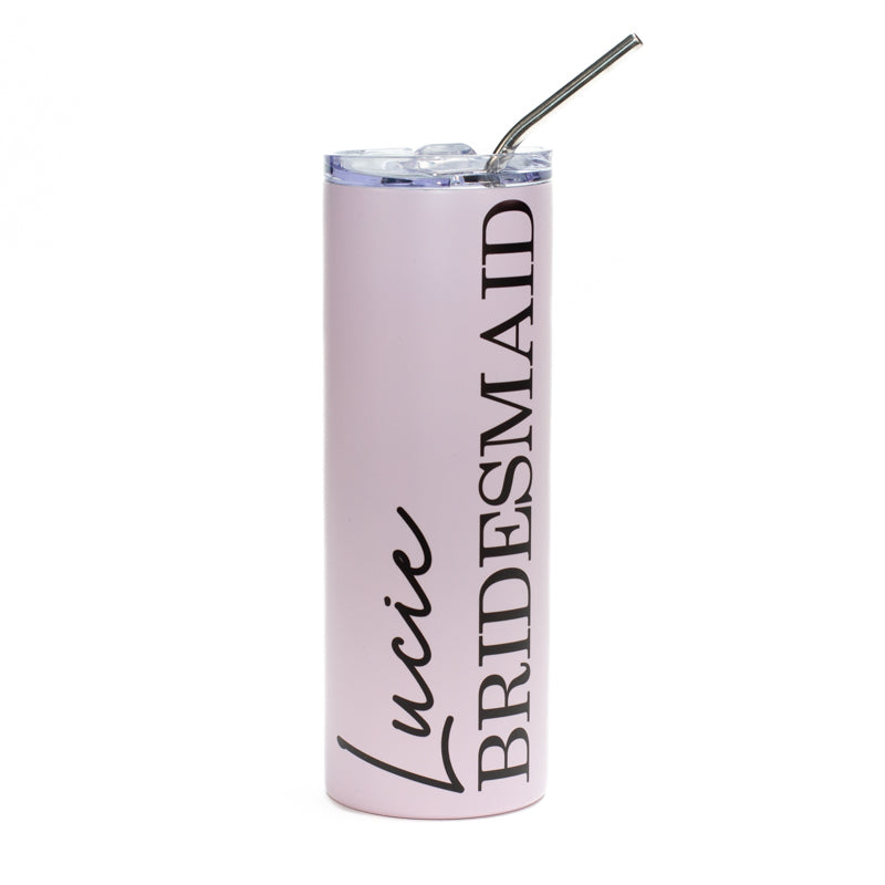 600ml Stainless Steel Tumbler - Light Purple