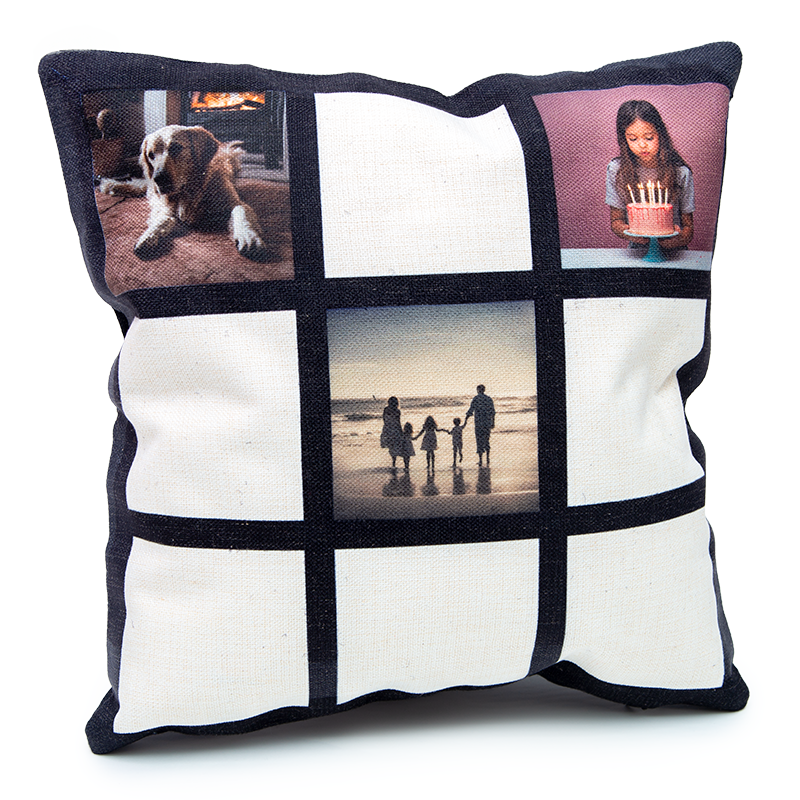 9 Panel Linen Cushion Cover