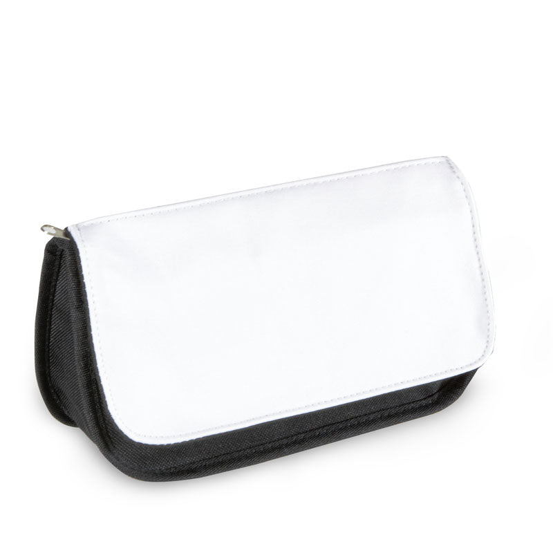 sublimation pencil case black, sublimation make up bag black