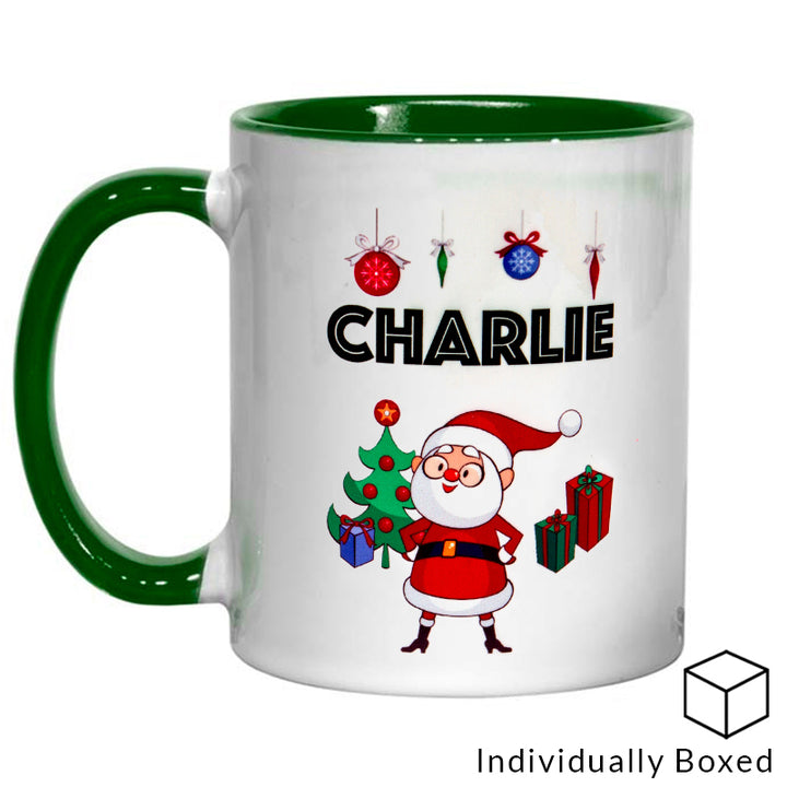 11oz Green Inner & Handle Sublimation Mug