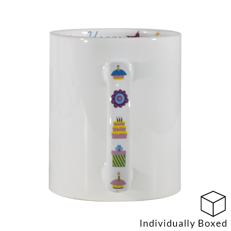 'Happy Birthday' Sublimation Mug