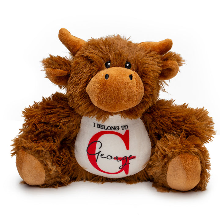 Sublimation Highland Cow Plush Toy