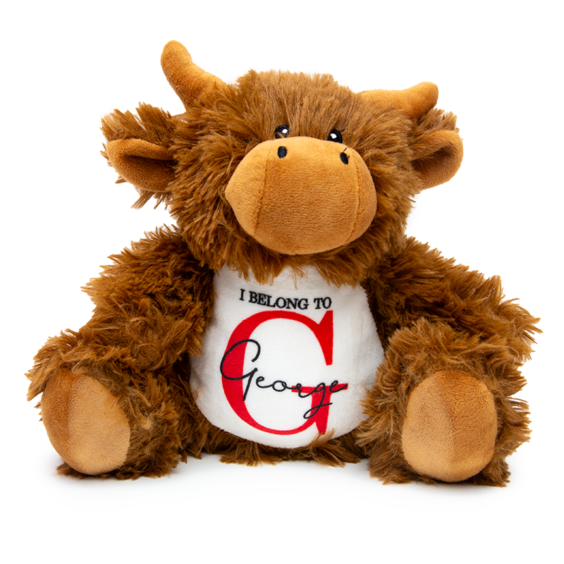 Sublimation Highland Cow Plush Toy