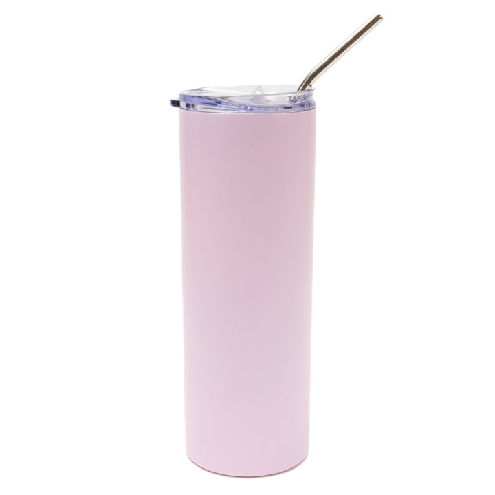 600ml stainless steel tumbler, light purple stainless steel tumbler, sublimation drinkware, sublimation tumblers, dye sublimation supplies