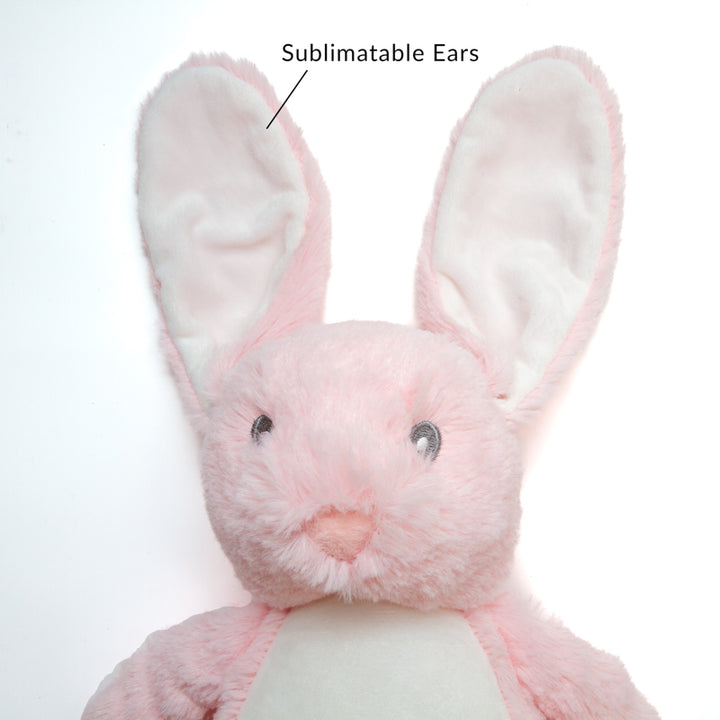 Sublimation Pink Rabbit Plush Toy