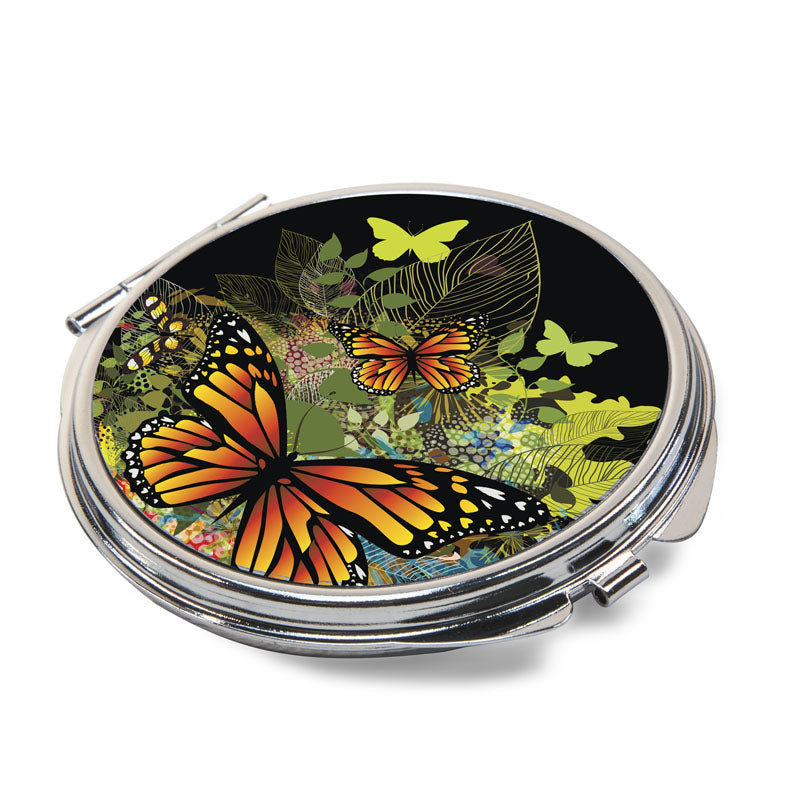 Round Sublimation Compact Mirror