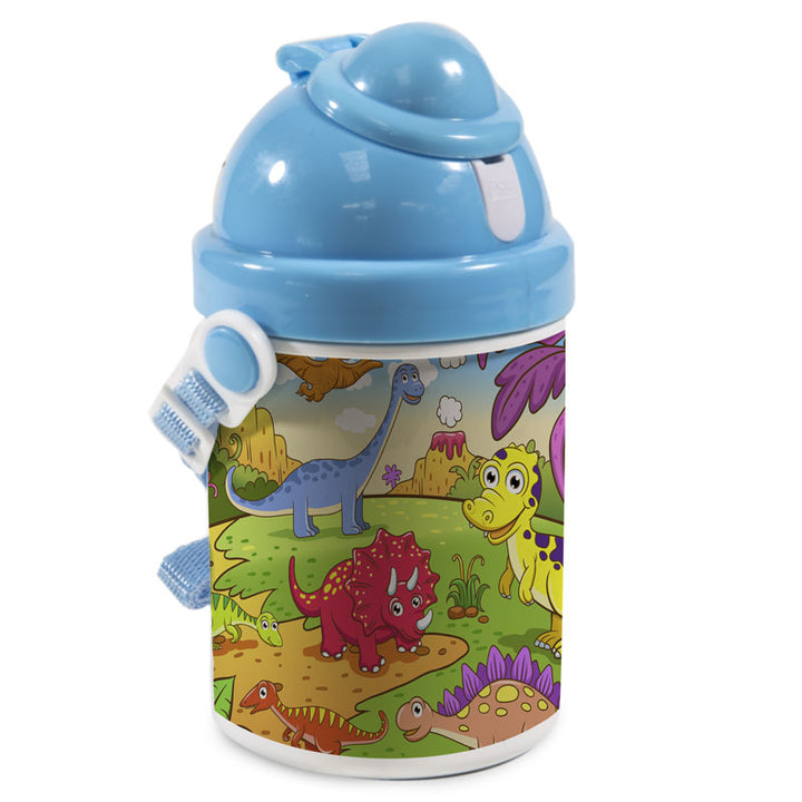 Childs Blue Plastic Drinks Bottle