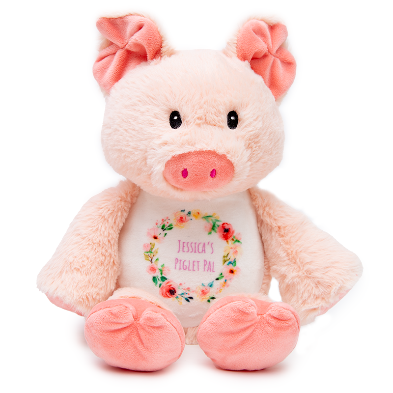 Sublimation Pink Pig Plush Toy