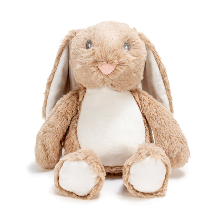 sublimation plush toys, dark brown sublimation rabbit, dye sublimation supplies, keepsake plush rabbit, sublimation keepsake gifts