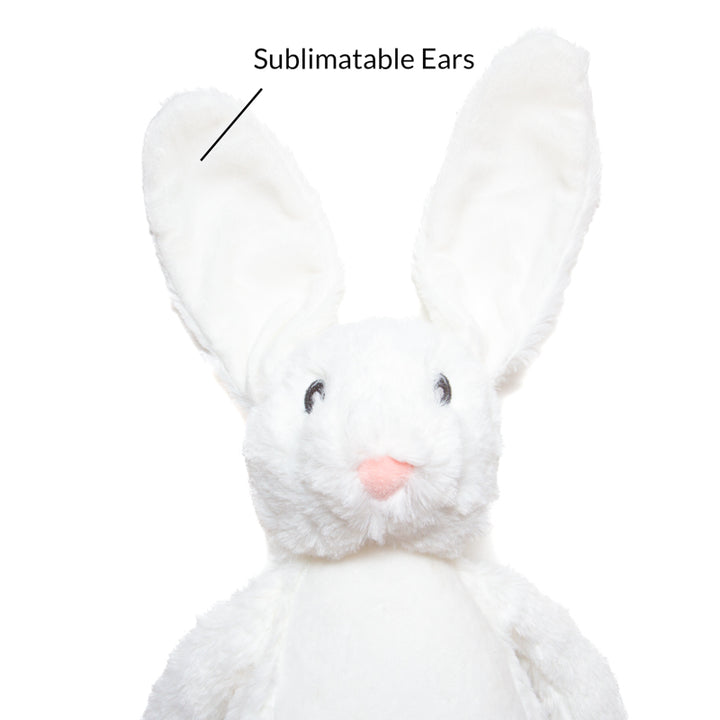 Sublimation White Rabbit Plush Toy