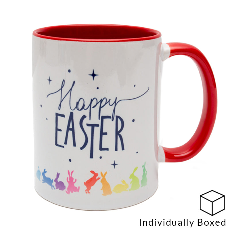 11oz Red Inner & Handle Sublimation Mug