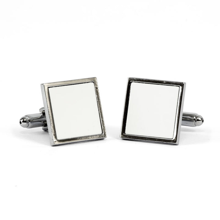 sublimation cufflinks, square sublimation cufflinks