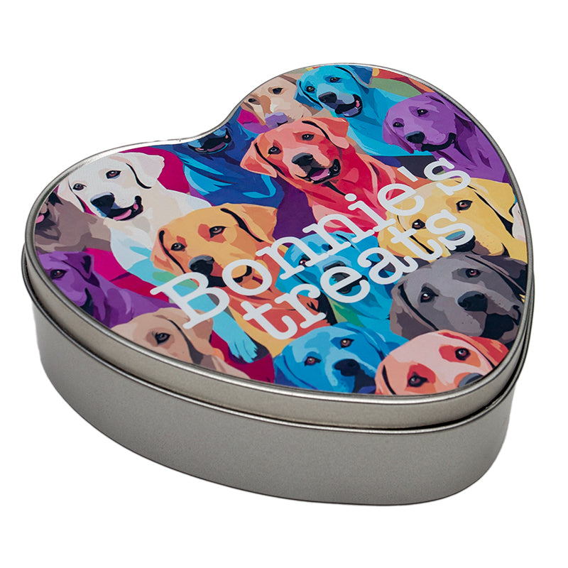 Heart-Shaped Metal Tin