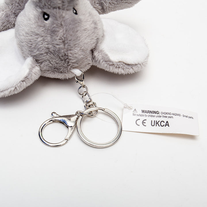 Sublimation Elephant Plush Keyring