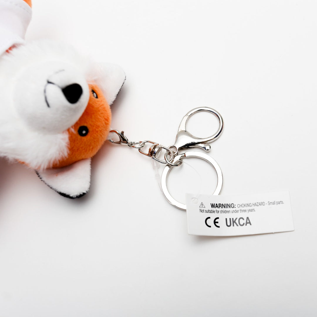 Sublimation Fox Plush Keyring