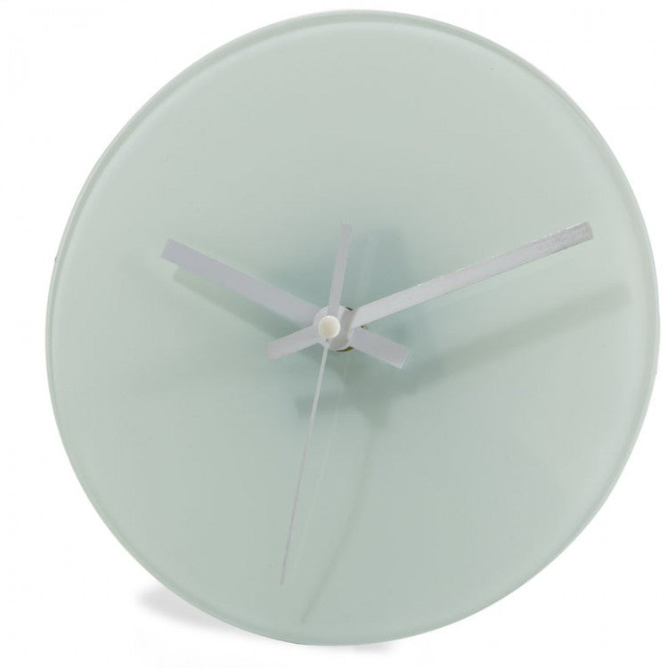 round blank glass clock 20cm, dye sublimation round glass clock