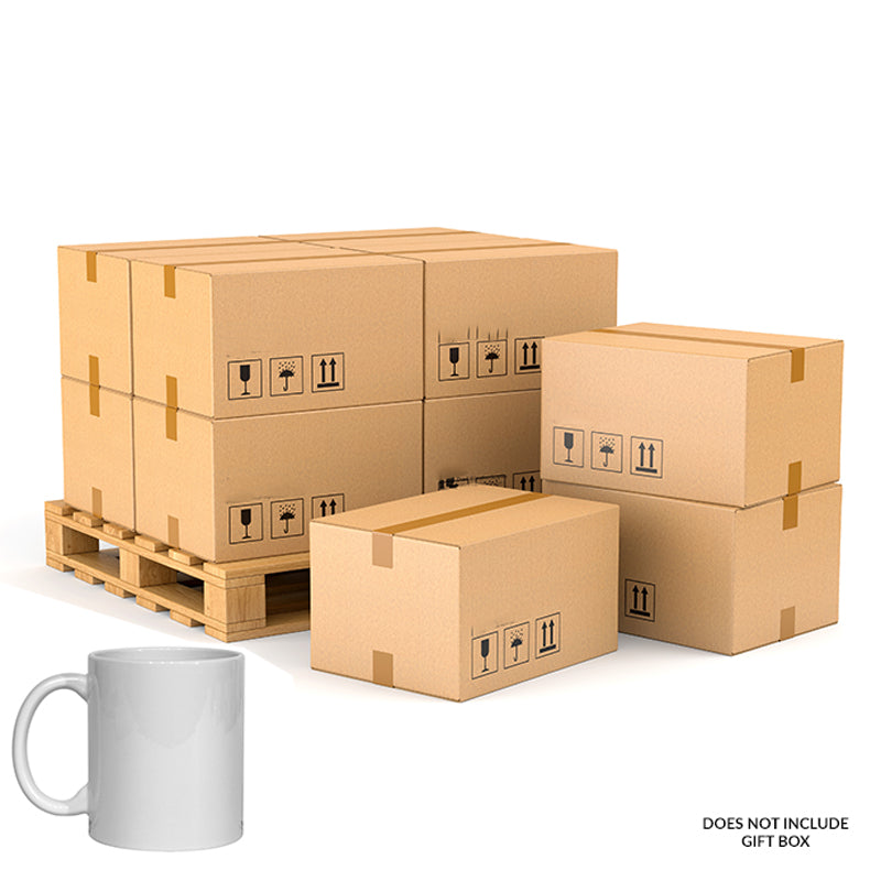 11oz superglaze mugs, sublimation mugs, half pallet of sublimation mugs, 11oz mugs, sublimation blanks, sublimation mugs