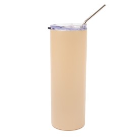 Beige 600ml Stainless Steel Tumbler