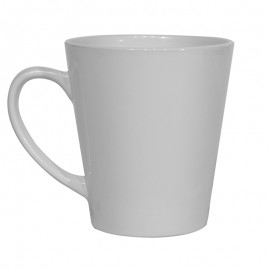 12oz White Latte Mugs