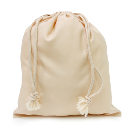 Natural Cotton Drawstring Sacks 20 x 45cm	